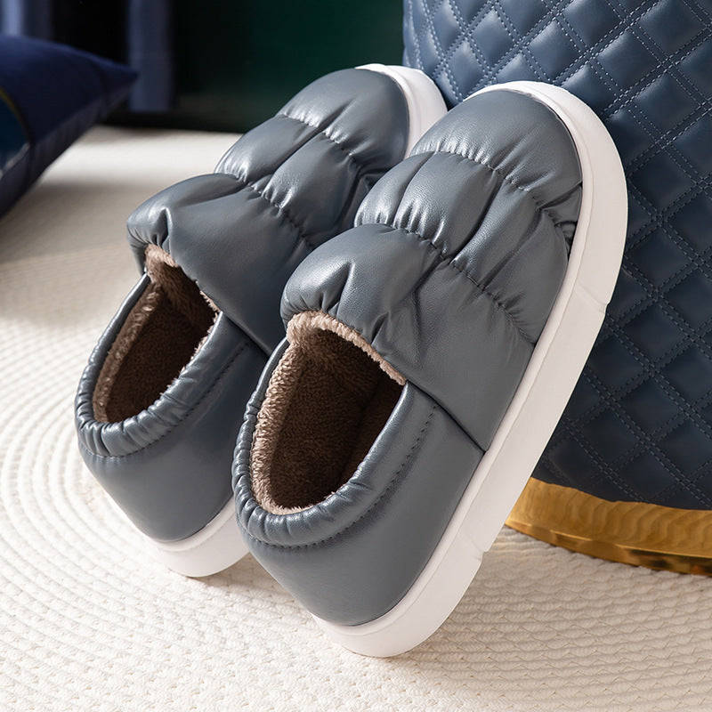 unisex warm indoor slippers, view 3 - MRSLM