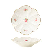 Retro floral ceramic dessert plate, view 9 - MRSLM