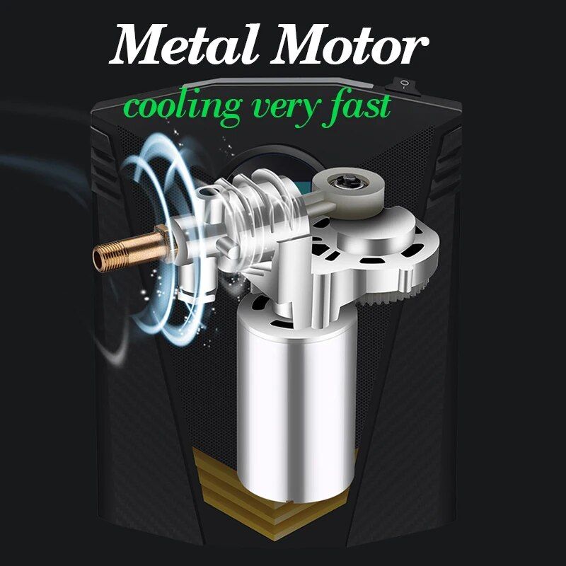 digital car tire inflator, view 7 - MRSLM
