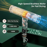 high-speed professional hair dryer, view 7 - MRSLM