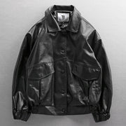 PU leather jacket, view 12 - MRSLM