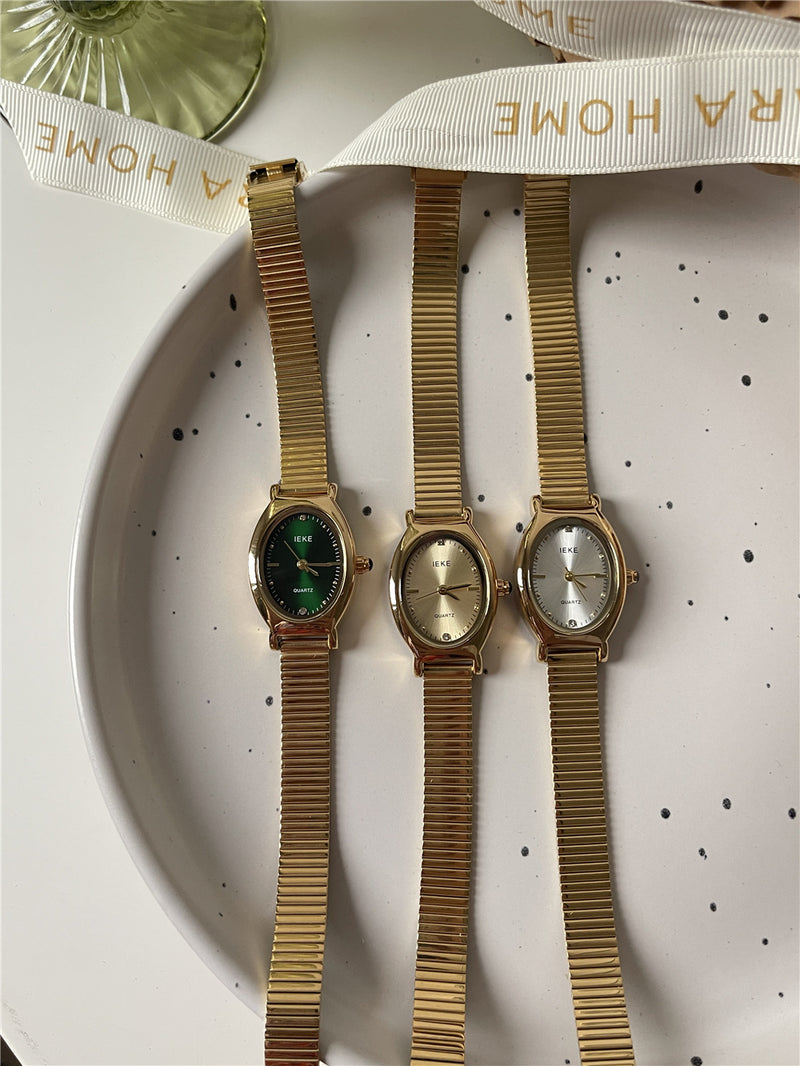 oval quartz watch for women, view 6 - MRSLM