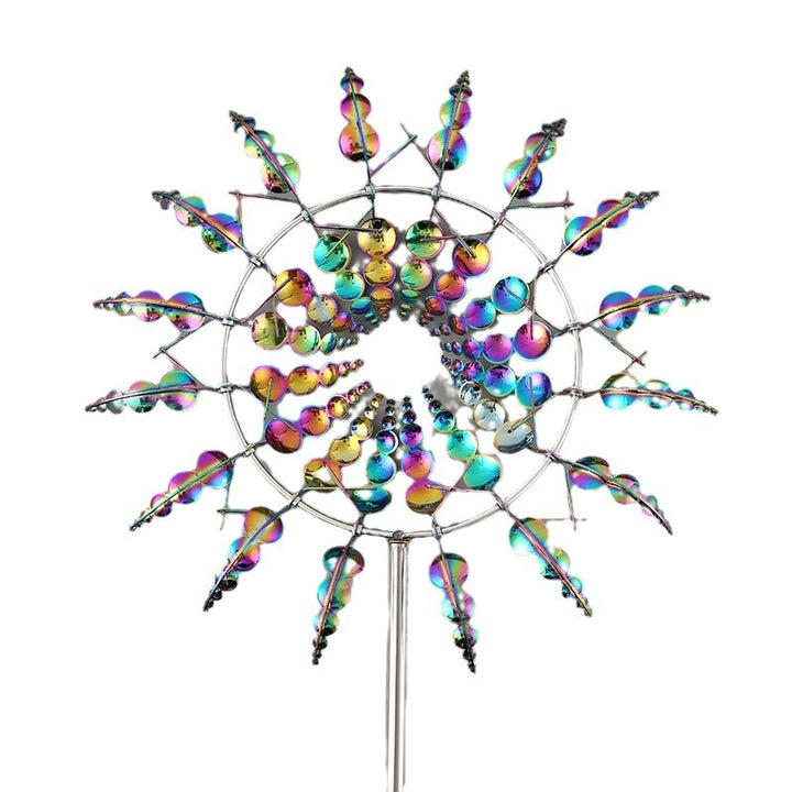 Color Metal Garden Windmill Decoration