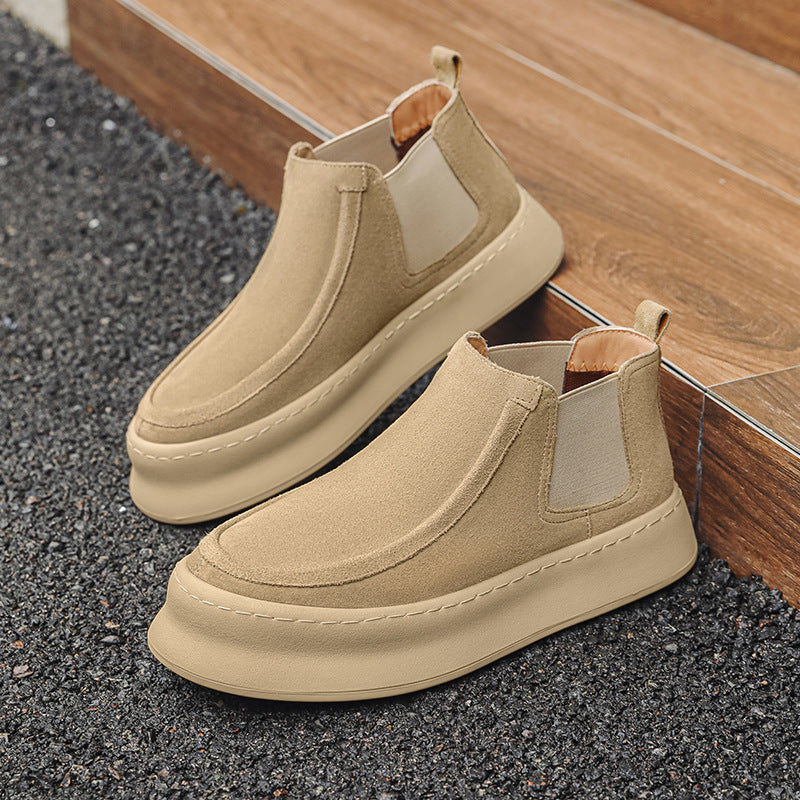 men's cow suede loafers, view 5 - MRSLM