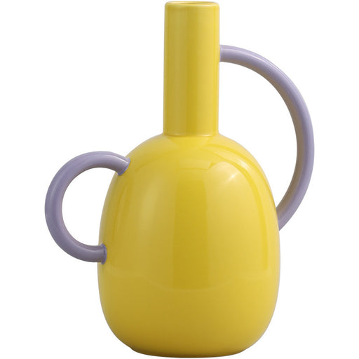 ceramic bottle vase, view 7 - MRSLM
