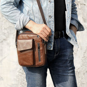 men's leather crossbody bag - MRSLM
