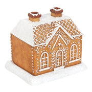 christmas ginger cottage incense burner, view 3 - MRSLM