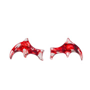 handmade devil wings ear studs, view 4 - MRSLM