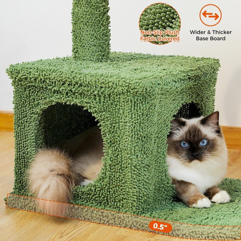 cactus cat tree condo, view 5 - MRSLM