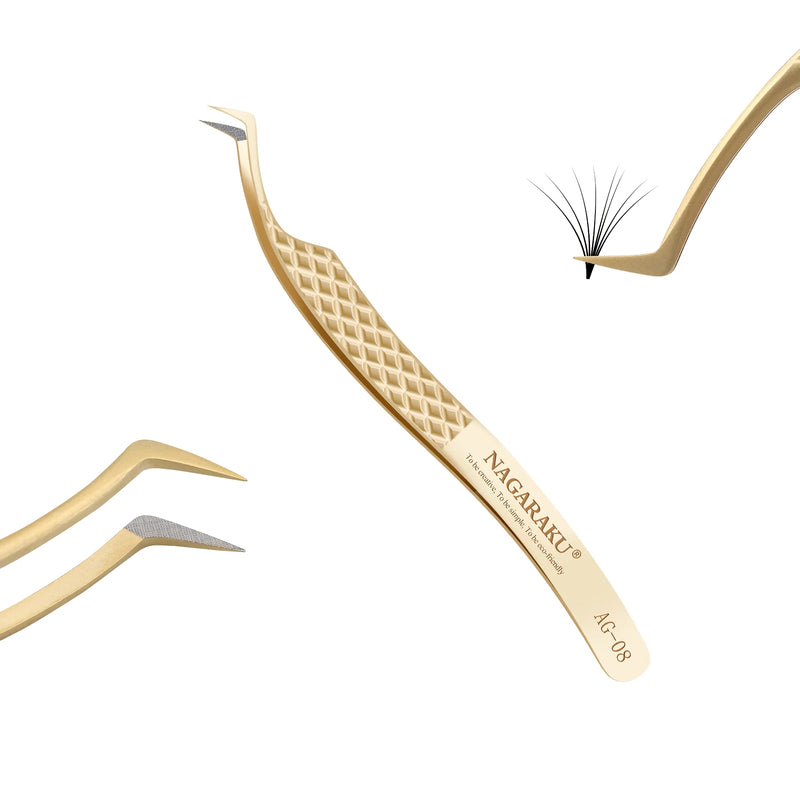eyelash extension tweezers, view 7 - MRSLM