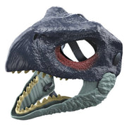 blue latex dinosaur head mask - MRSLM