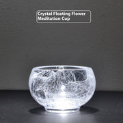 crystal floating flower glass tea set, view 5 - MRSLM