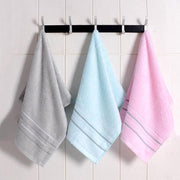 thick striped cotton face and hand towel, view 5 - MRSLM