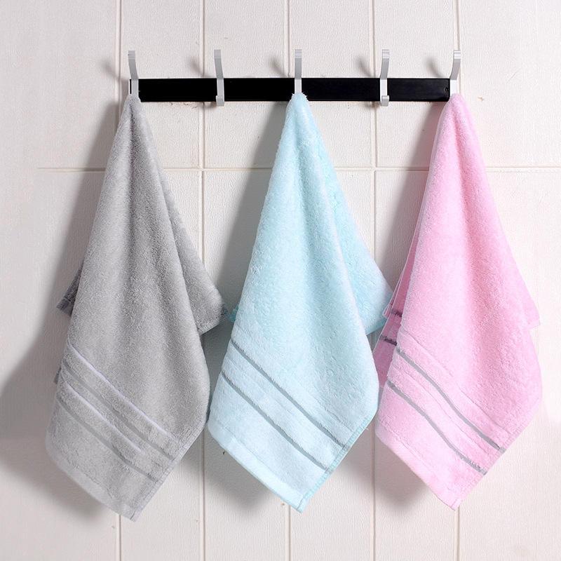 thick striped cotton face and hand towel, view 5 - MRSLM
