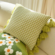 Nordic green sofa pillow cover, view 7 - MRSLM