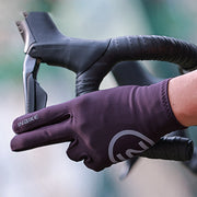 Fleece-lined touch screen riding gloves, view 2 - MRSLM
