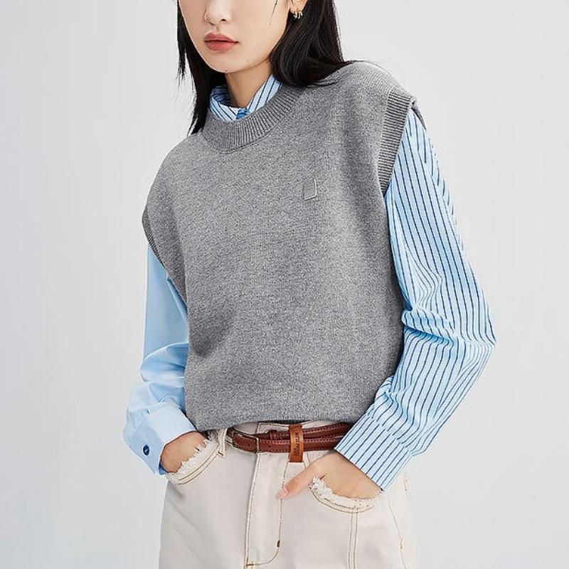Knitted sleeveless vest - MRSLM