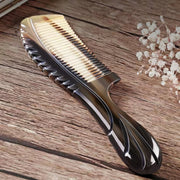 natural ox horn fine tooth comb - MRSLM