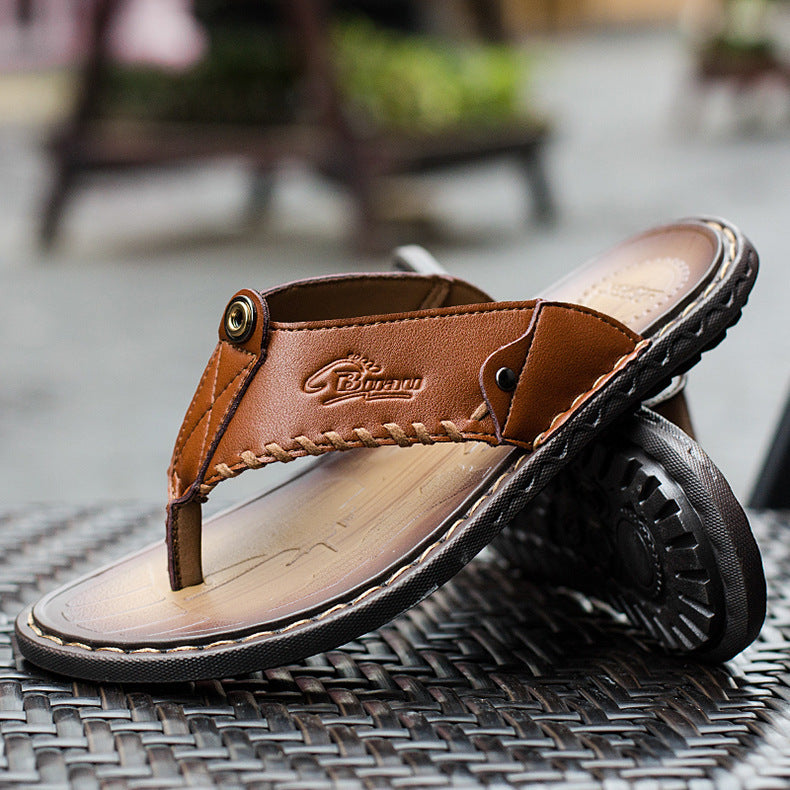 men's large size summer slippers, view 9 - MRSLM