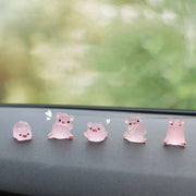 resin piggy car decoration, view 9 - MRSLM