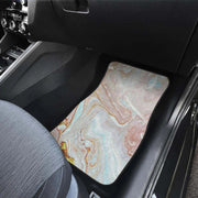 pink gold marble car floor mats, view 5 - MRSLM