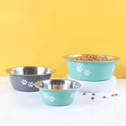 stainless steel non-slip dog bowl - MRSLM