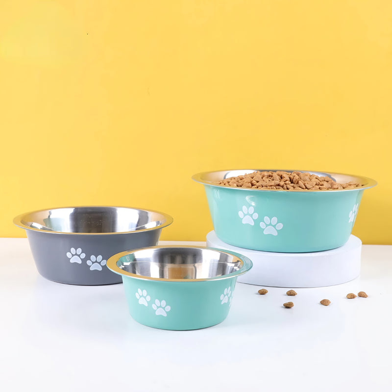 stainless steel non-slip dog bowl - MRSLM