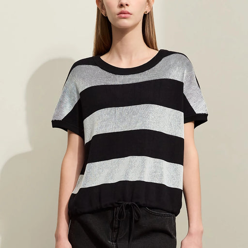 wide striped crewneck jumper - MRSLM