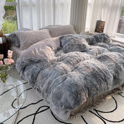 milk fiber bed skirt set, view 9 - MRSLM