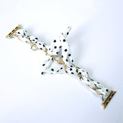 women's watch strap scarf and metal chain, view 5 - MRSLM