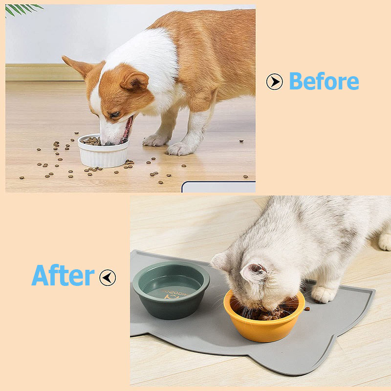 silicone pet feeding mat, view 7 - MRSLM