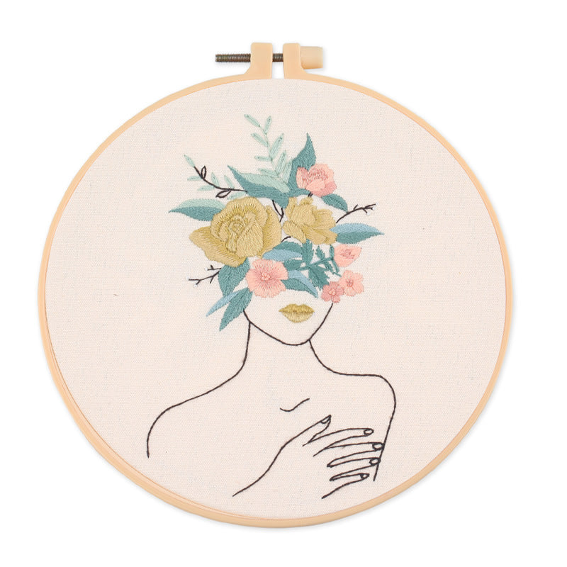 embroidery kit for beginners with patterns, view 5 - MRSLM