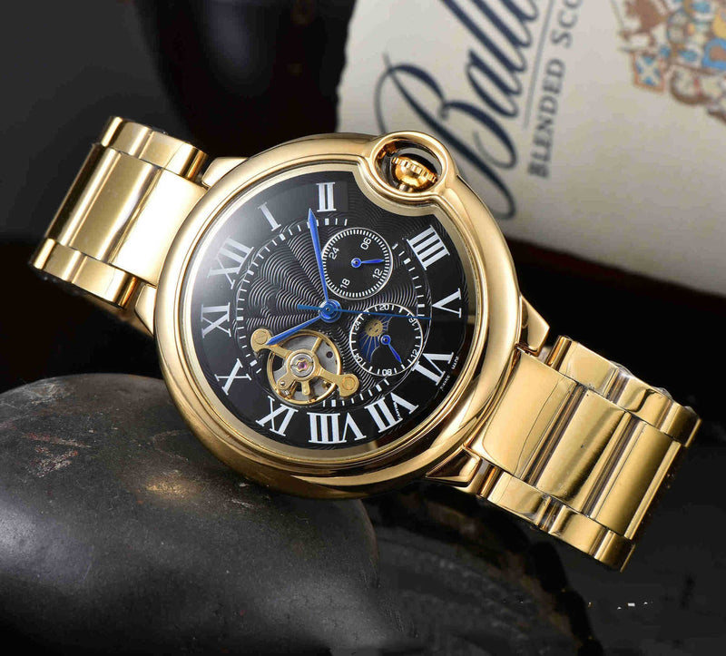 Men's automatic mechanical open flywheel watch, view 2 - MRSLM