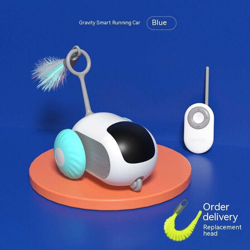 rolling car cat toy, view 3 - MRSLM