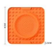 silicone slow feeder pet mat, view 3 - MRSLM