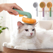 self-cleaning pet grooming comb - MRSLM