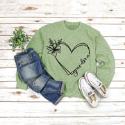 grandma printed loose long sleeve sweatshirt, view 12 - MRSLM