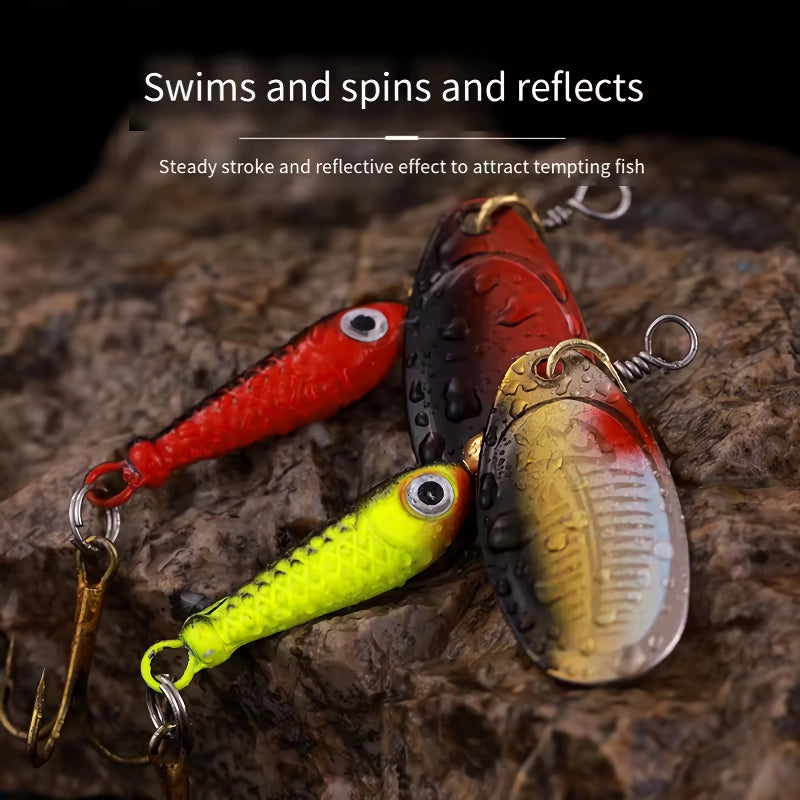 rotating metal spinner fishing lure, view 14 - MRSLM