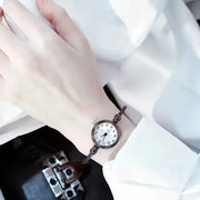 retro small gold bangle bracelet watch, view 12 - MRSLM