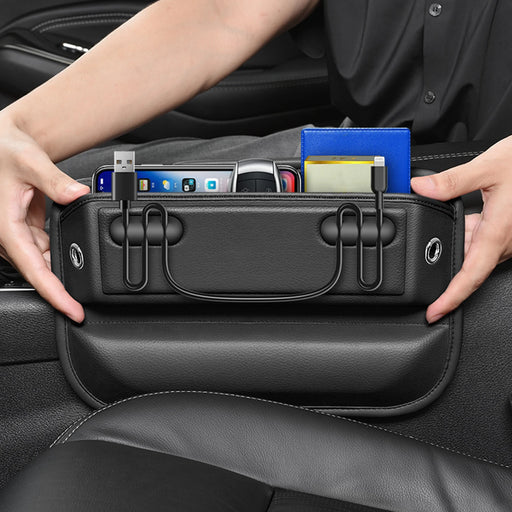 leather car seat gap organizer - MRSLM