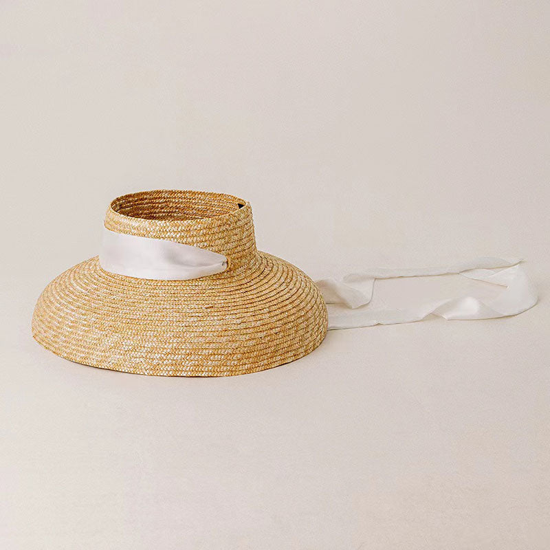 wide brim summer beach straw hat, view 6 - MRSLM