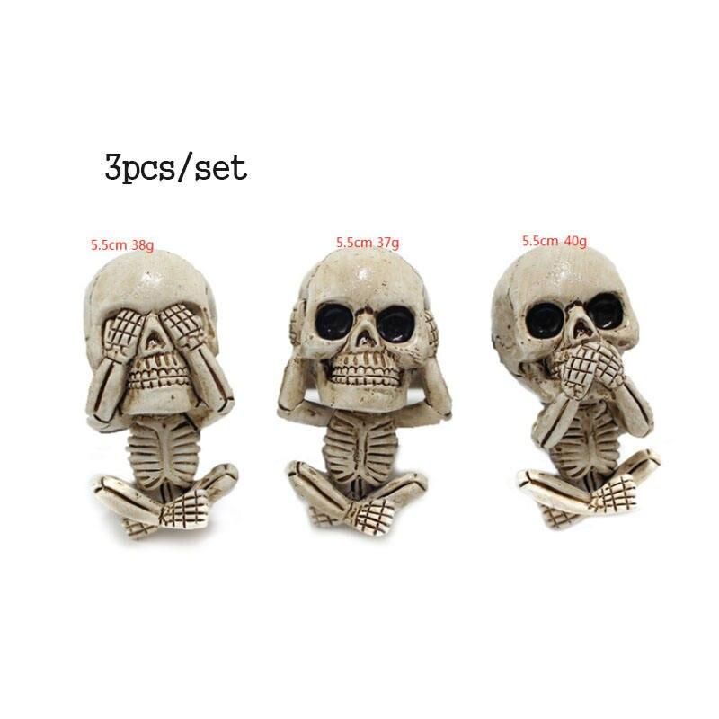 resin skull car air freshener, view 2 - MRSLM