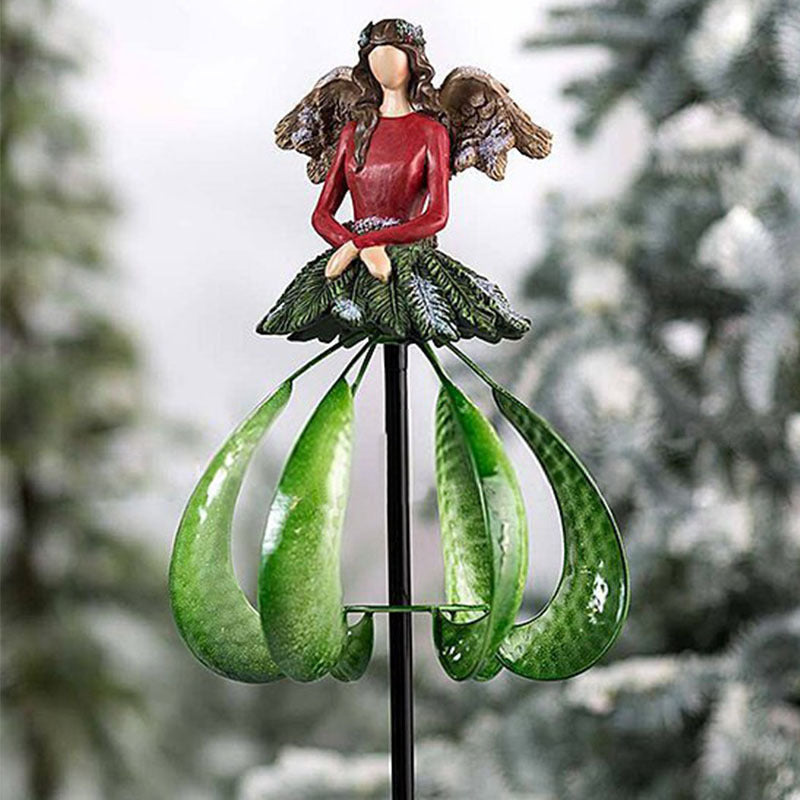 snowman garden wind spinner, view 5 - MRSLM