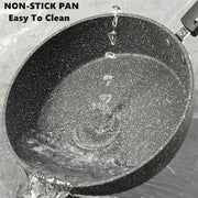 non-stick stone frying pan set, view 3 - MRSLM