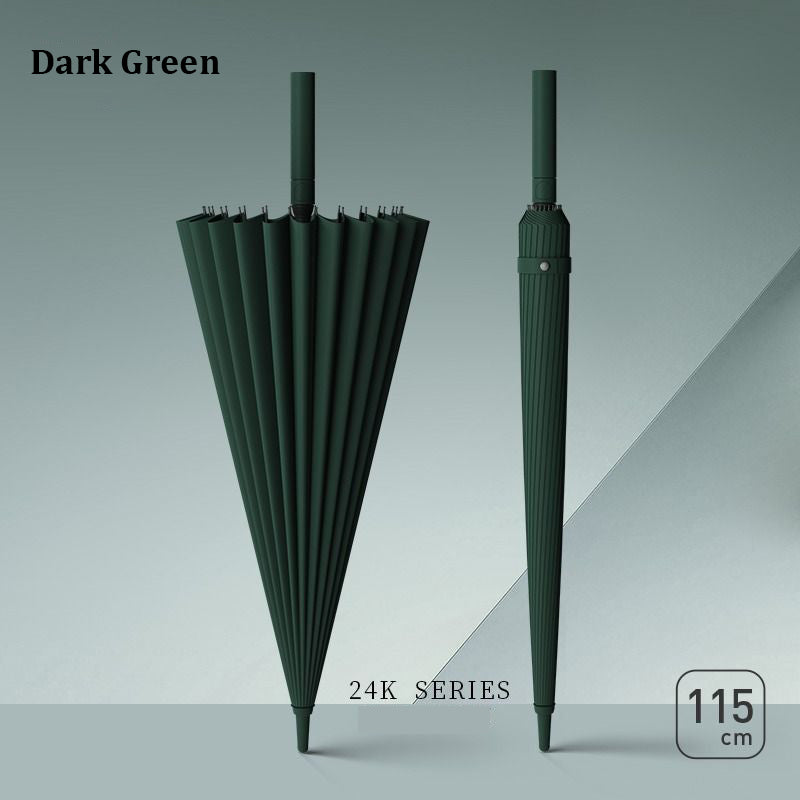 24-rib windproof long handle umbrella, view 5 - MRSLM