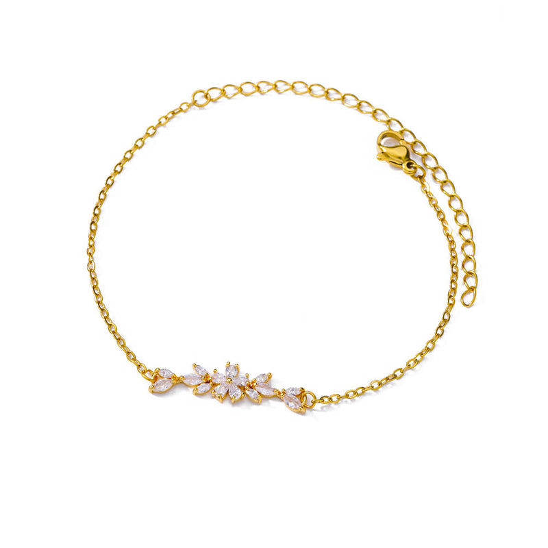 flower charm bracelet, view 2 - MRSLM