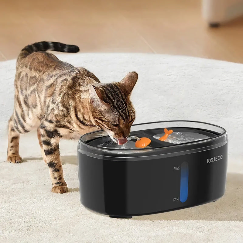 smart automatic pet water fountain, view 2 - MRSLM