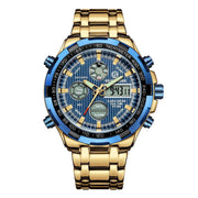 men's steel sports watch with alarm, view 9 - MRSLM