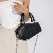 Y2K gothic coffin handbag, view 9 - MRSLM