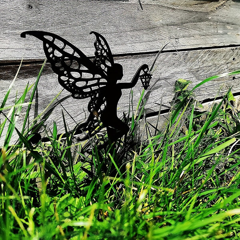 Enchanted garden fairy metal stake, view 6 - MRSLM